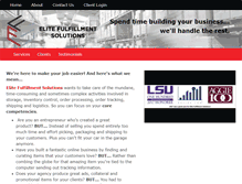 Tablet Screenshot of elitefulfillment.com
